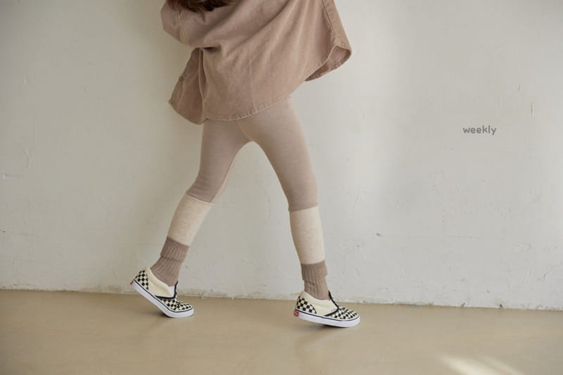 WEEKLY - Korean Children Fashion - #Kfashion4kids - Bbosong Color Leggings - 3
