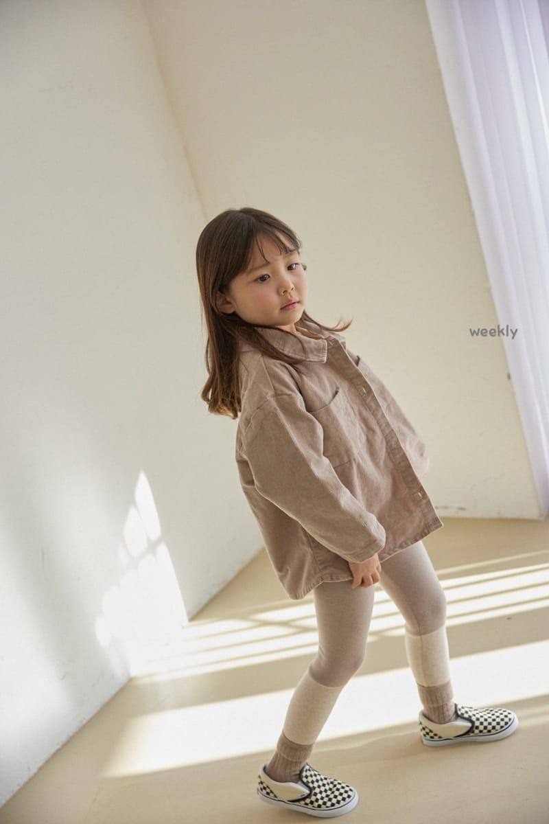 WEEKLY - Korean Children Fashion - #Kfashion4kids - Bbosong Color Leggings - 4