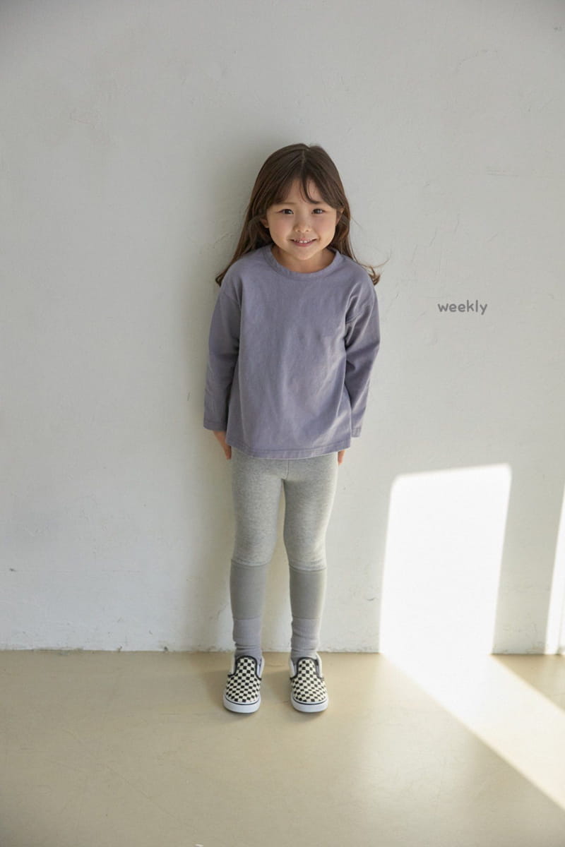 WEEKLY - Korean Children Fashion - #Kfashion4kids - Bbosong Color Leggings - 7