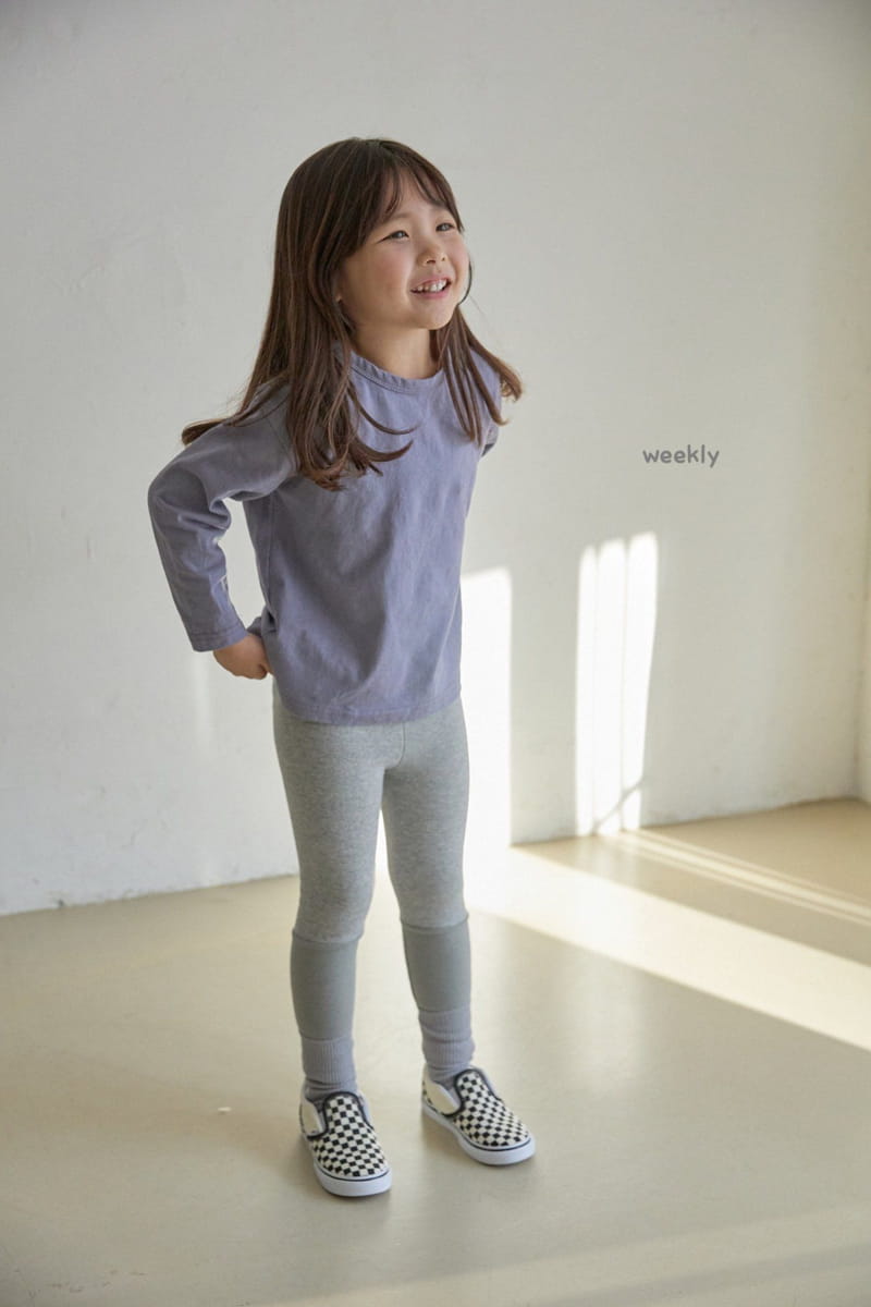 WEEKLY - Korean Children Fashion - #Kfashion4kids - Bbosong Color Leggings - 8