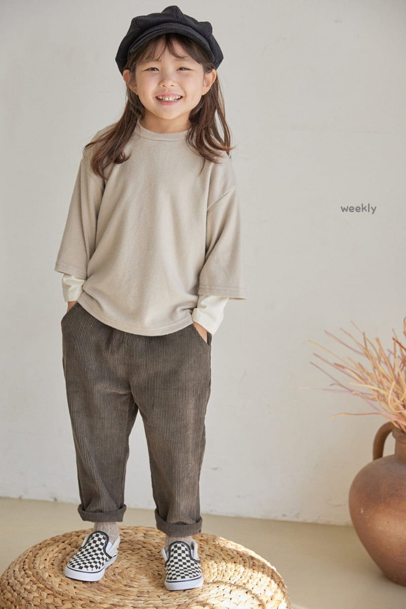 WEEKLY - Korean Children Fashion - #Kfashion4kids - Everyday Rib Pants - 5