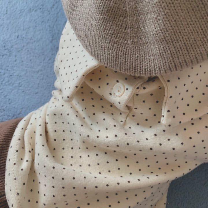 WOODIE - Korean Children Fashion - #Kfashion4kids - Circle Collar Blouse - 3