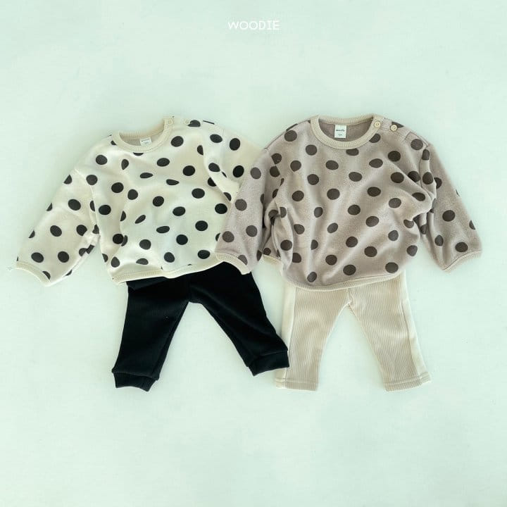WOODIE - Korean Children Fashion - #Kfashion4kids - Dot Tee - 2