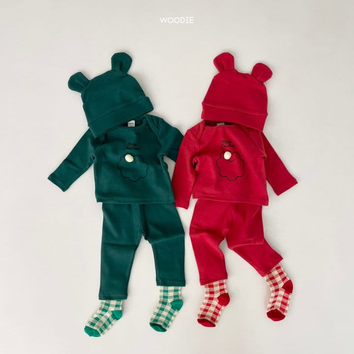 WOODIE - Korean Children Fashion - #Kfashion4kids - Santa Easywear with Beanie
