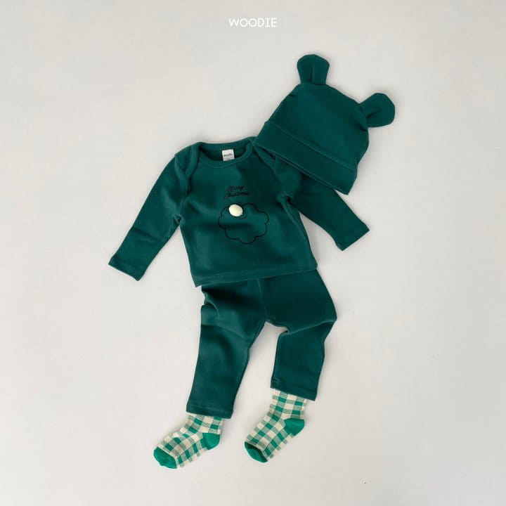 WOODIE - Korean Children Fashion - #Kfashion4kids - Santa Easywear with Beanie - 2