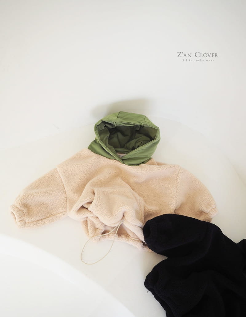 ZAN CLOVER - Korean Children Fashion - #Kfashion4kids - Fleece Hoody - 3