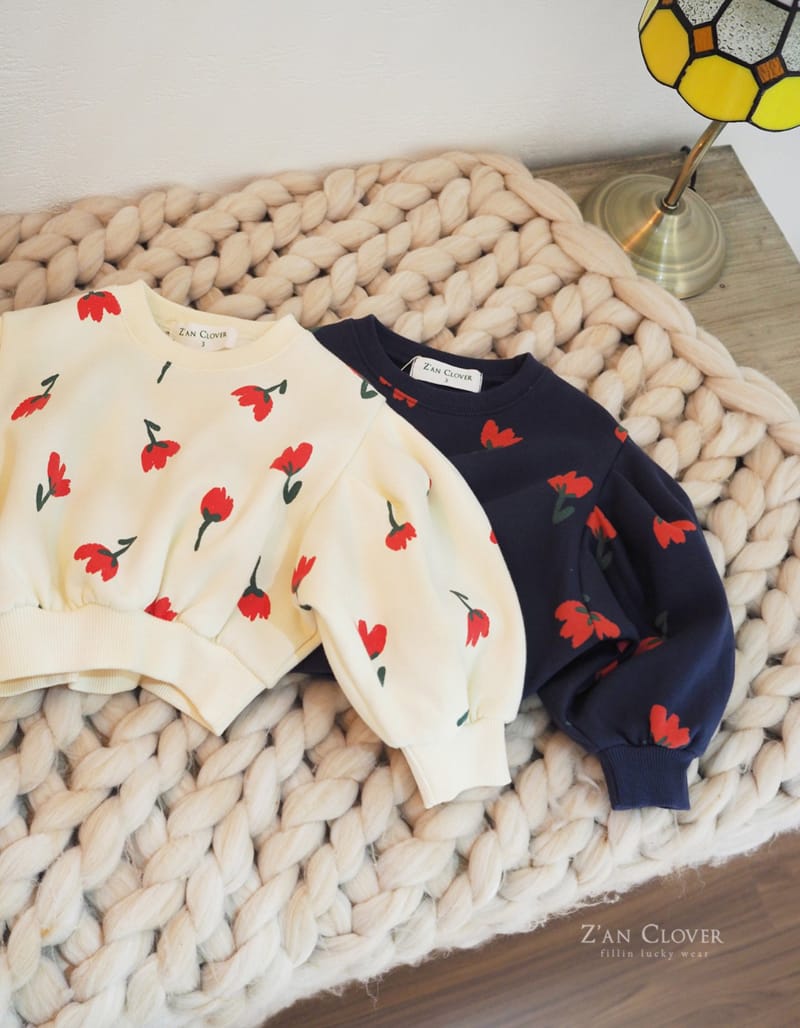 ZAN CLOVER - Korean Children Fashion - #Kfashion4kids - Tulip Sweatshirt Fleece