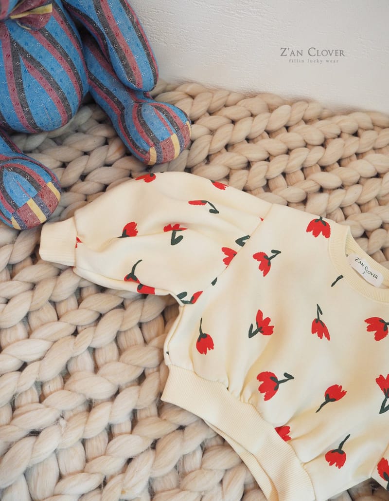 ZAN CLOVER - Korean Children Fashion - #Kfashion4kids - Tulip Sweatshirt Fleece - 3