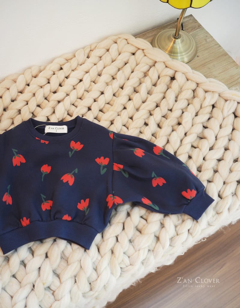 ZAN CLOVER - Korean Children Fashion - #Kfashion4kids - Tulip Sweatshirt Fleece - 7