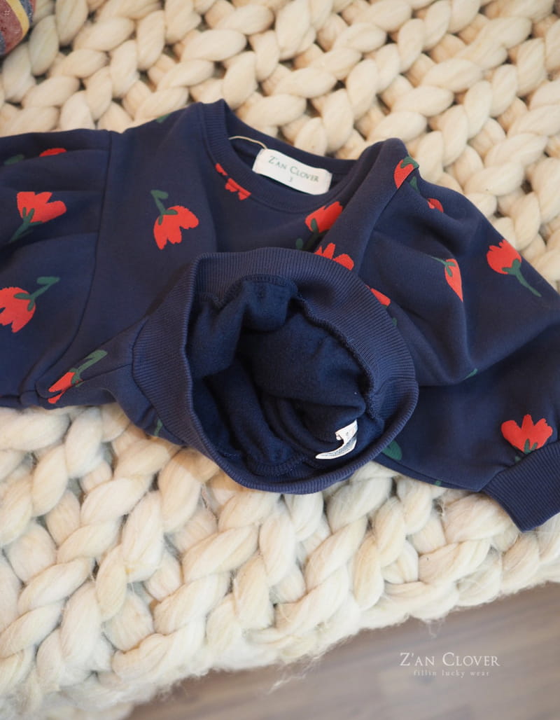 ZAN CLOVER - Korean Children Fashion - #Kfashion4kids - Tulip Sweatshirt Fleece - 9