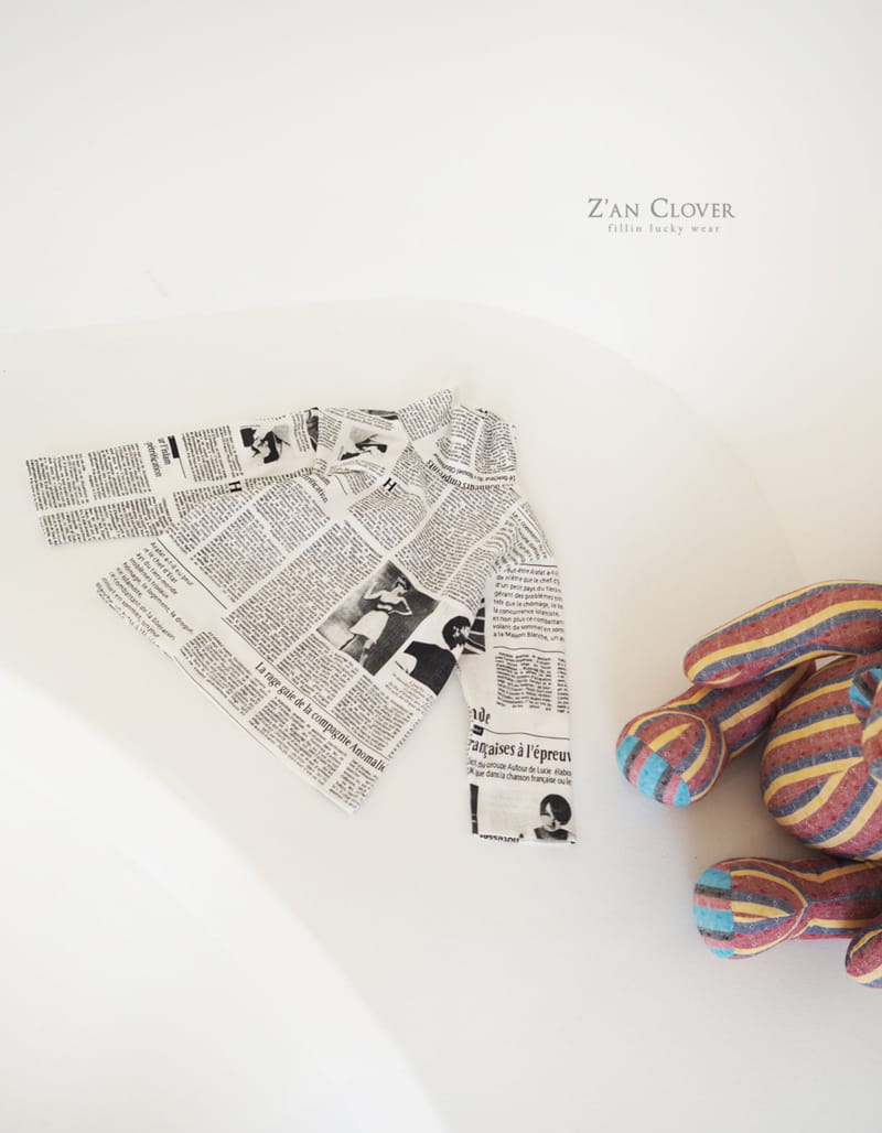 ZAN CLOVER - Korean Children Fashion - #Kfashion4kids - Magazine Turtleneck Tee - 3