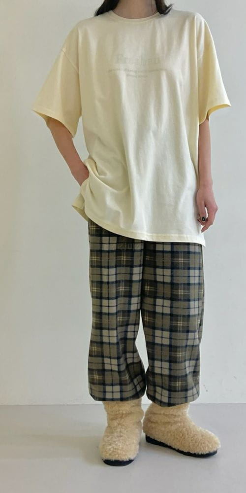 140 AVENUE - Korean Children Fashion - #Kfashion4kids - Check Banding Pants - 2