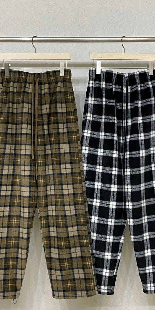 140 AVENUE - Korean Children Fashion - #Kfashion4kids - Check Banding Pants - 4