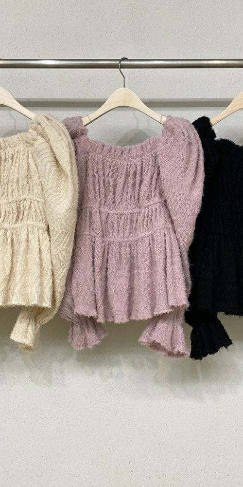 140 AVENUE - Korean Children Fashion - #Kfashion4kids - Puff Wrinkle Blouse - 4