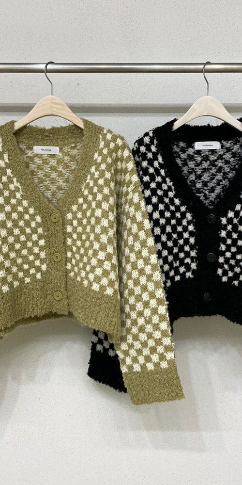 140 AVENUE - Korean Children Fashion - #Kfashion4kids - Checker Board Cardigan - 4