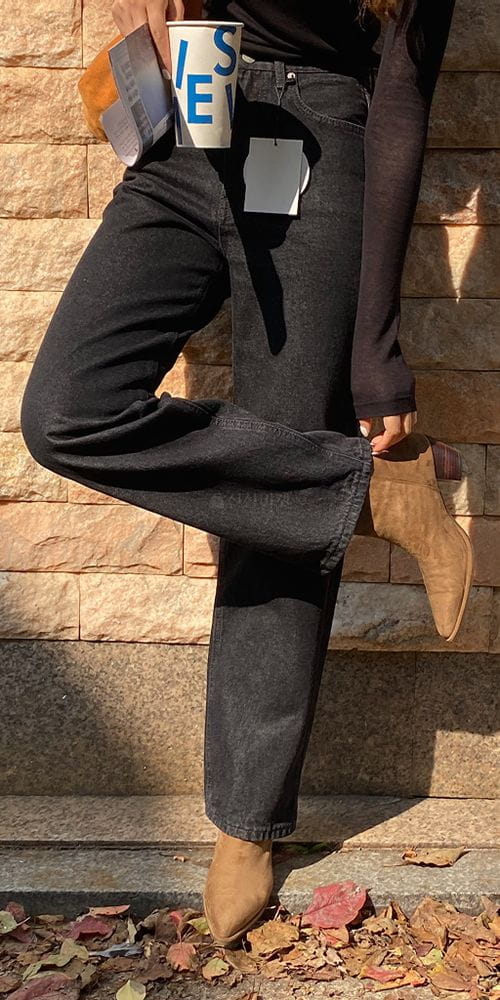 A THE A - Korean Children Fashion - #Kfashion4kids - River Black Pants