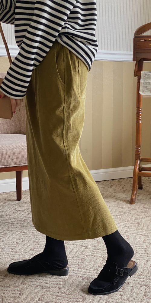 A THE A - Korean Children Fashion - #Kfashion4kids - Rib Skirt