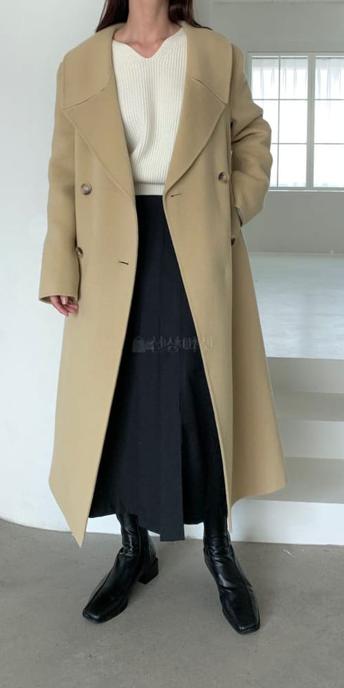 ALAMODE - Korean Children Fashion - #Kfashion4kids - Big Collar Hand Made Coat