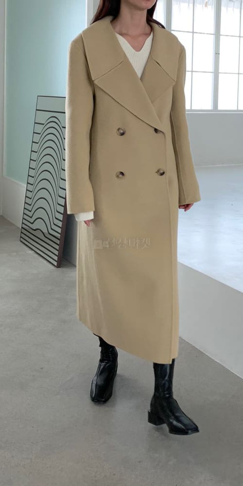 ALAMODE - Korean Children Fashion - #Kfashion4kids - Big Collar Hand Made Coat - 4
