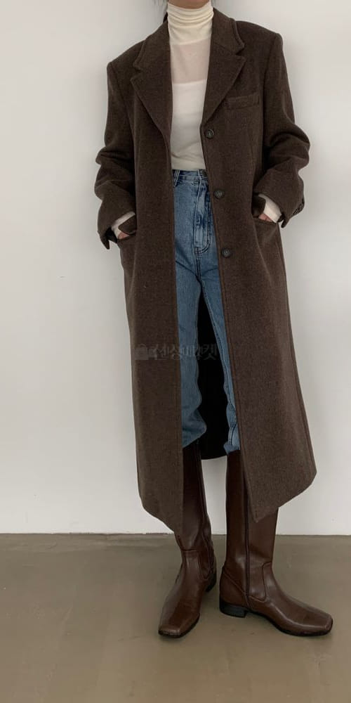 ALAMODE - Korean Children Fashion - #Kfashion4kids - Alpaca Single Coat - 4