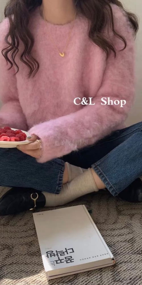 ANGE - Korean Children Fashion - #Kfashion4kids - Cotton Candy Knit Tee - 3