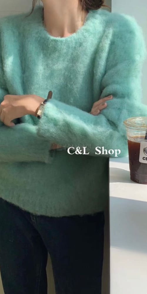 ANGE - Korean Children Fashion - #Kfashion4kids - Cotton Candy Knit Tee - 4