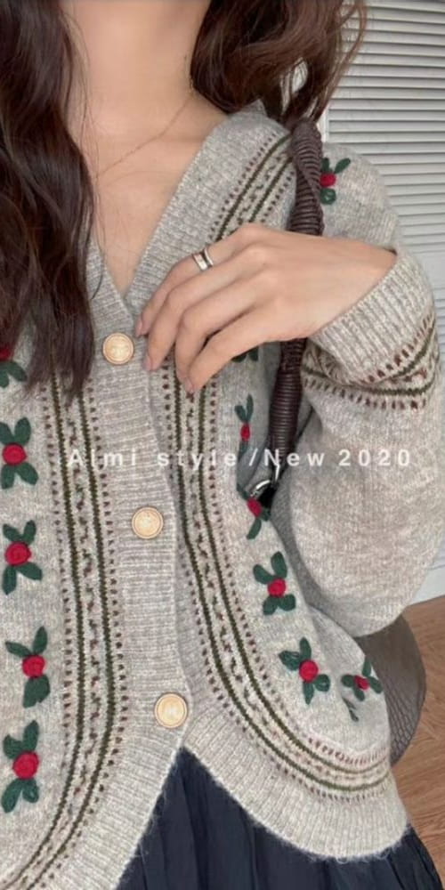 ANGE - Korean Children Fashion - #Kfashion4kids - Merry Cardigan