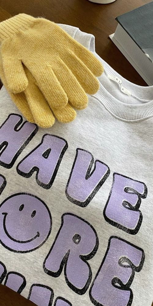 ANN DIANA - Korean Children Fashion - #Kfashion4kids - Fun Sweatshirt