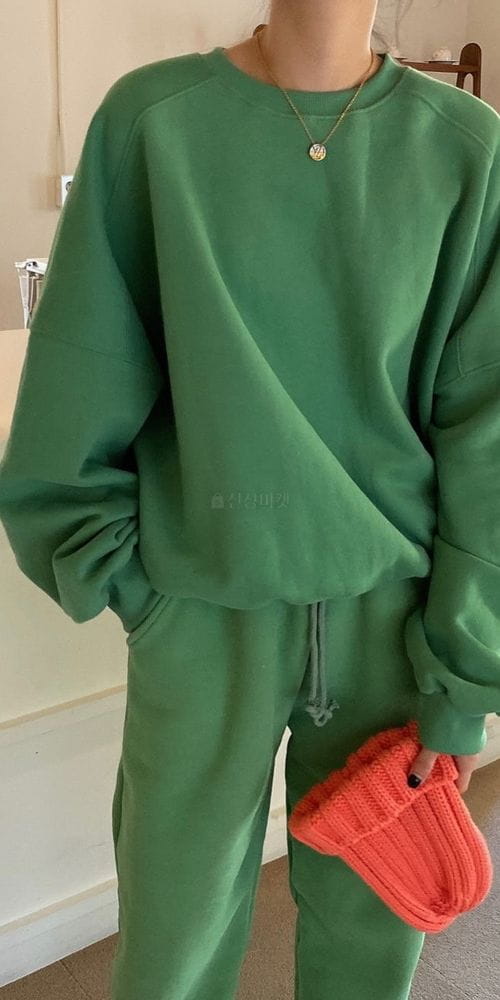 ANN DIANA - Korean Children Fashion - #Kfashion4kids - Dumble Fleece Sweatshirt