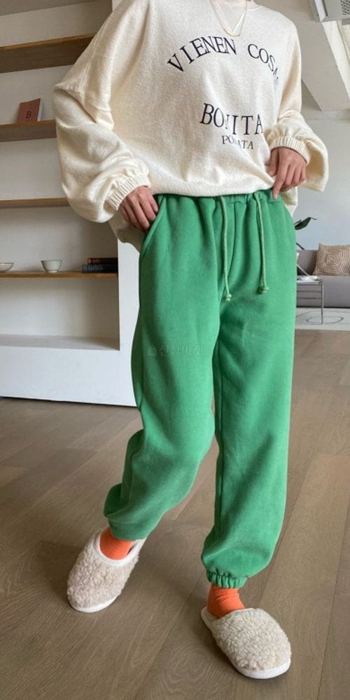 ANN DIANA - Korean Children Fashion - #Kfashion4kids - Fleece Trainning Pants