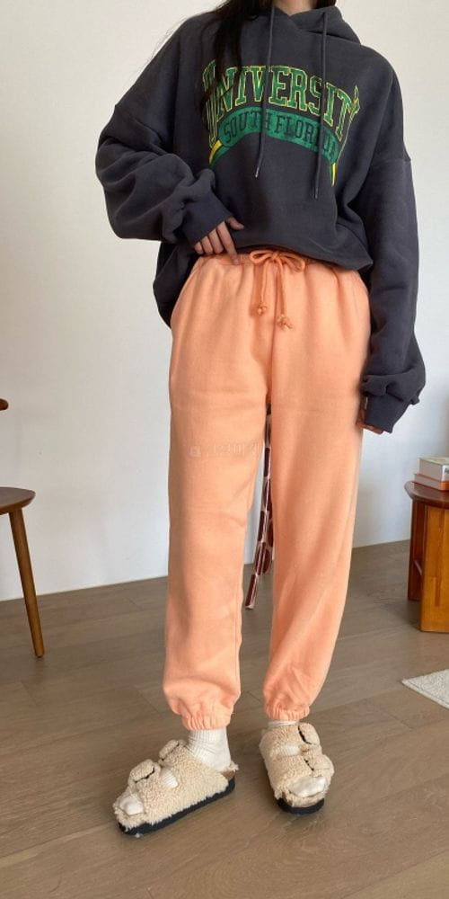 ANN DIANA - Korean Children Fashion - #Kfashion4kids - Fleece Trainning Pants - 2