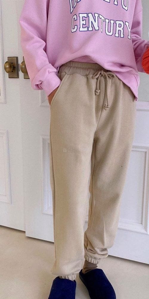 ANN DIANA - Korean Children Fashion - #Kfashion4kids - Fleece Trainning Pants - 3