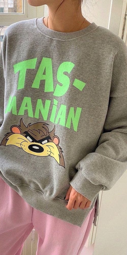 ANN DIANA - Korean Children Fashion - #Kfashion4kids - Tez Fleece Sweatshirt