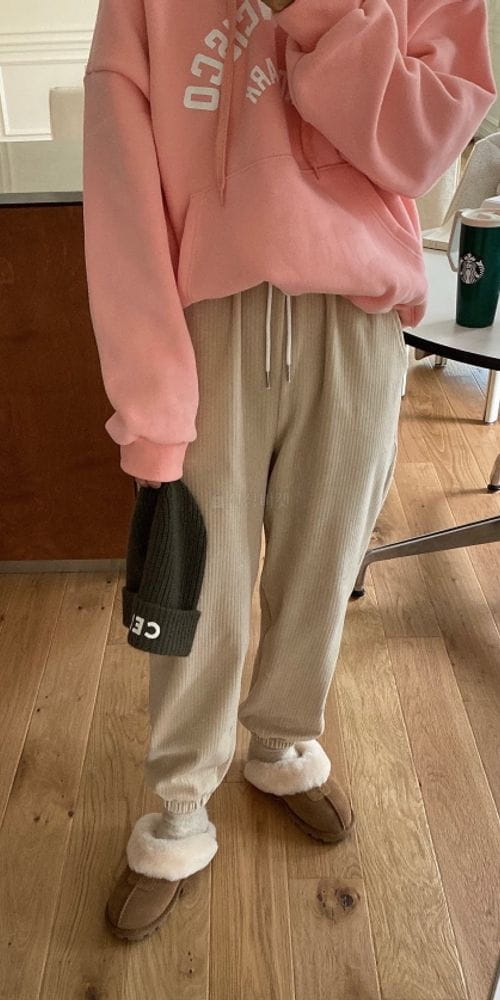 ANN DIANA - Korean Children Fashion - #Kfashion4kids - Corduroy Jogger Pants