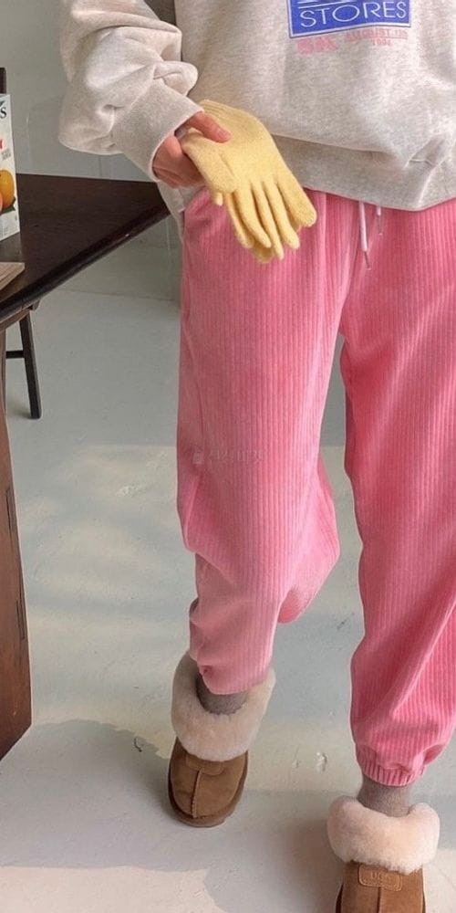 ANN DIANA - Korean Children Fashion - #Kfashion4kids - Corduroy Jogger Pants - 3