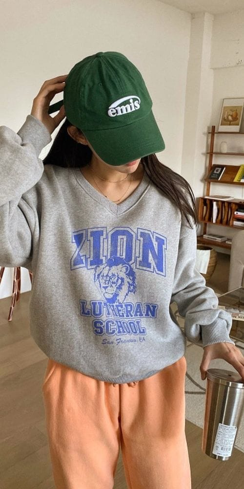 ANN DIANA - Korean Children Fashion - #Kfashion4kids - Lion Sweatshirt - 3