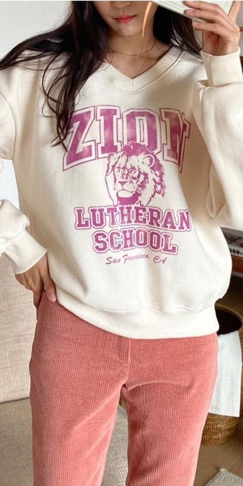ANN DIANA - Korean Children Fashion - #Kfashion4kids - Lion Sweatshirt - 4