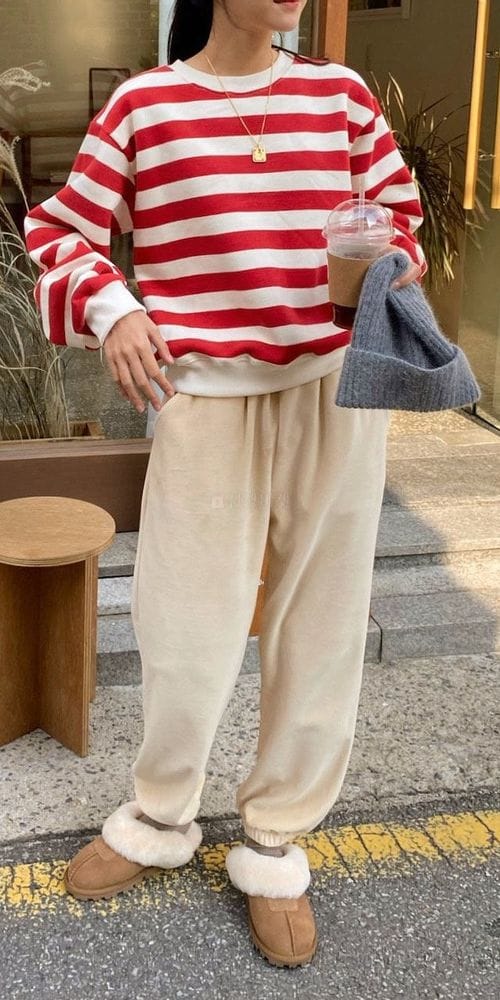 ANN DIANA - Korean Children Fashion - #Kfashion4kids - Veloure Jogger Pants