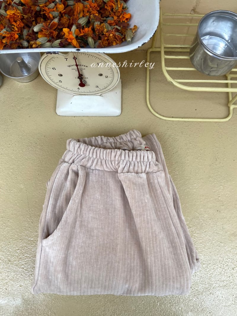 ANNE SHIRLEY - Korean Children Fashion - #Kfashion4kids - Mom Veloure Rib Pants - 6