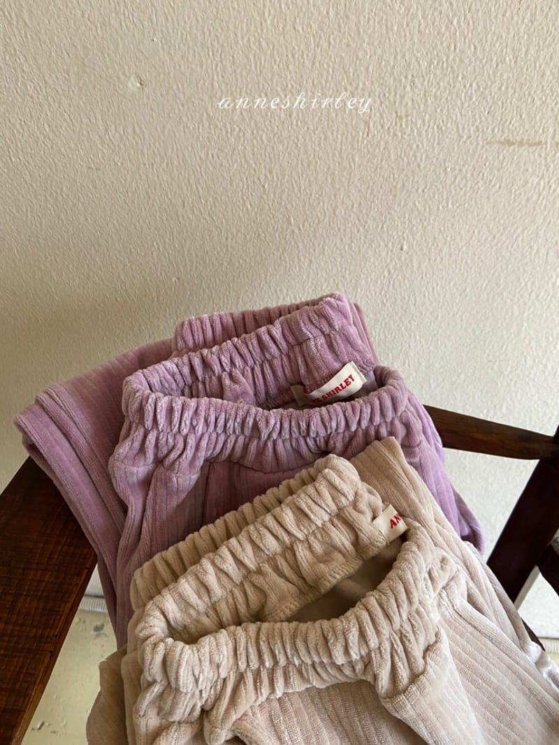 ANNE SHIRLEY - Korean Children Fashion - #Kfashion4kids - Mom Veloure Rib Pants - 8