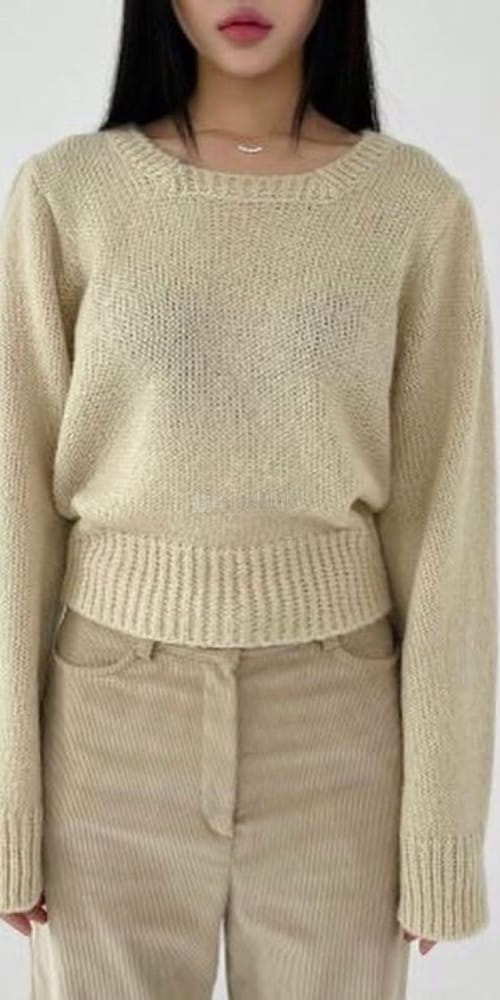 ANOTHER PLAIN - Korean Children Fashion - #Kfashion4kids - Square Knit Tee - 2