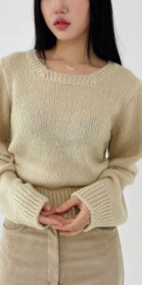 ANOTHER PLAIN - Korean Children Fashion - #Kfashion4kids - Square Knit Tee - 4