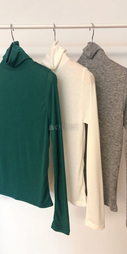 ANOTHER PLAIN - Korean Children Fashion - #Kfashion4kids - Winner Turtleneck Tee