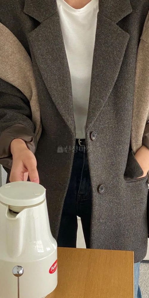 ANOTHER PLAIN - Korean Children Fashion - #Kfashion4kids - Back Slit Jacket