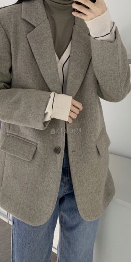 ANOTHER PLAIN - Korean Children Fashion - #Kfashion4kids - Back Slit Jacket - 3
