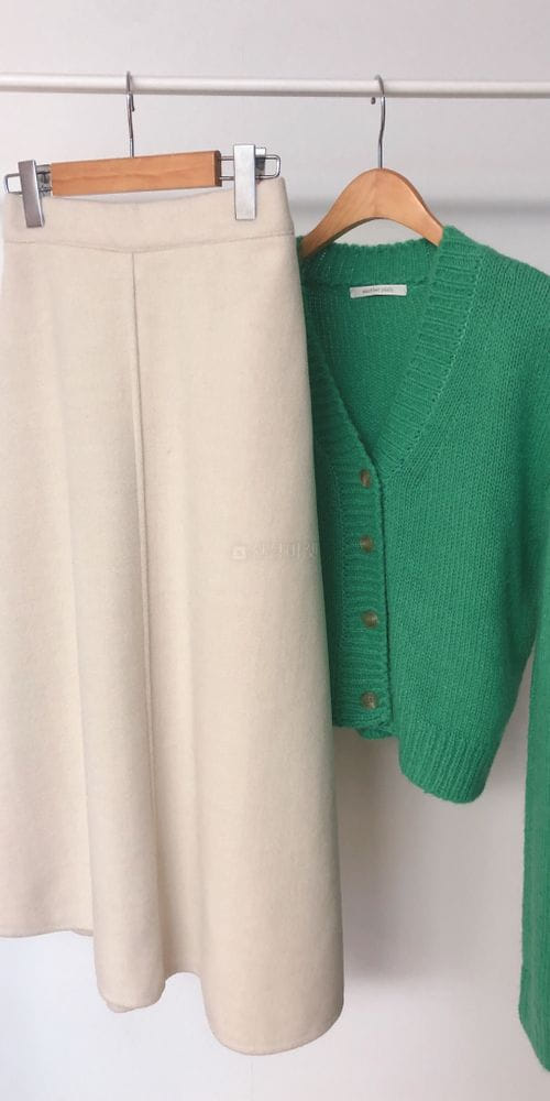ANOTHER PLAIN - Korean Children Fashion - #Kfashion4kids - Mosic Slit Skirt