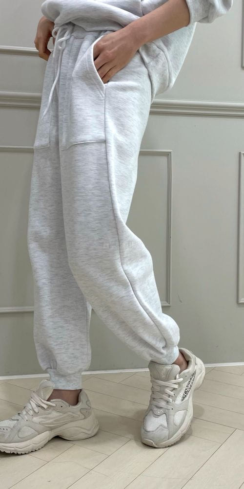ANOTHERPLAN - Korean Children Fashion - #Kfashion4kids - Weekend Fleece Jogger Pants - 3