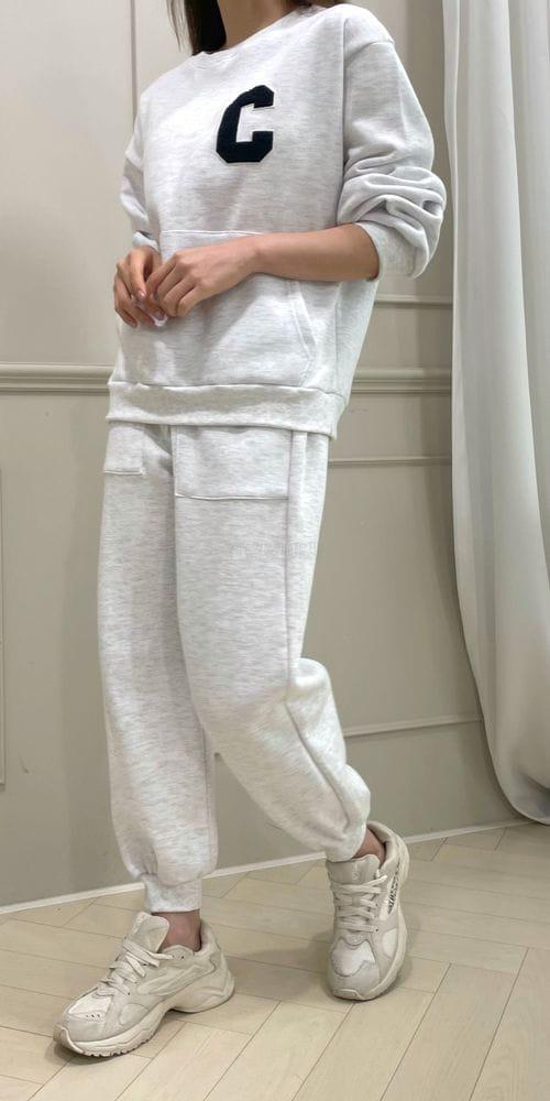 ANOTHERPLAN - Korean Children Fashion - #Kfashion4kids - Weekend Fleece Top Bottom Set