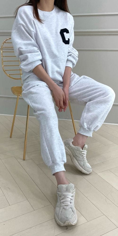 ANOTHERPLAN - Korean Children Fashion - #Kfashion4kids - Weekend Fleece Top Bottom Set - 2