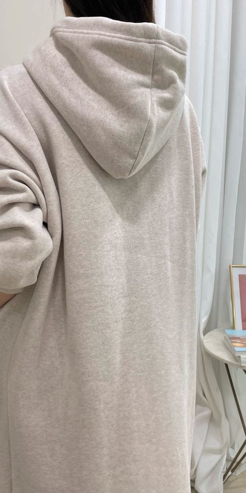ANOTHERPLAN - Korean Children Fashion - #Kfashion4kids - Fleece Hoody One-piece